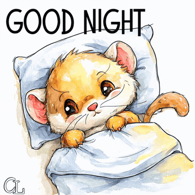 Butterfly With Good Night Text