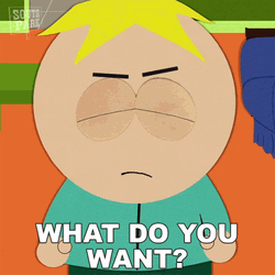 Butters Stotch Furious What Do You Want GIF