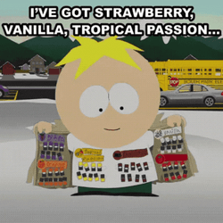 Butters Stotch Vape Flavors GIF