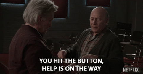 Button Help Is On The Way Dear GIF