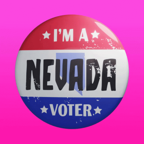 Button Saying I'm A Nevada Voter GIF