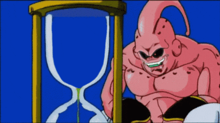 Buu Hourglass Almost There GIF