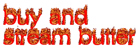 Buy And Stream Butter Sign Sticker