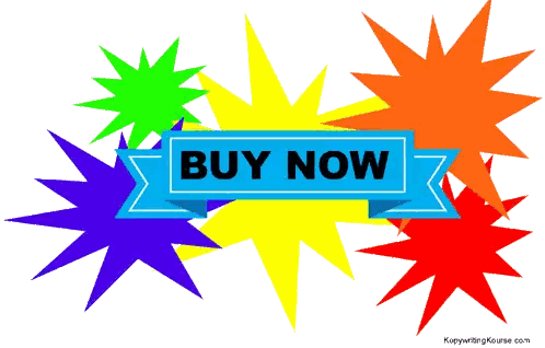 Buy Now Sign Surrounded By Stars Sticker