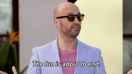 Buzz Kill Joe Bastianich MasterChef GIF