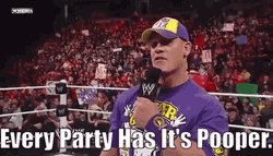 Buzz Kill John Cena Party Pooper GIF