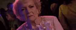 Buzz Kill Nonchalant Betty White GIF