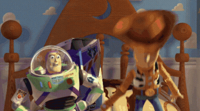 Buzz Lightyear And Woody From Toy Story GIF