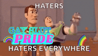 Buzz Lightyear And Woody Standing Together GIF