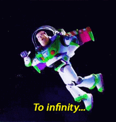 Buzz Lightyear Flying Infinity And Beyond GIF