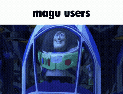 Buzz Lightyear In Spaceship Saying Magu Users GIF