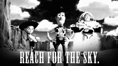 Buzz Lightyear Jessie And Bullseye From Toy Story GIF