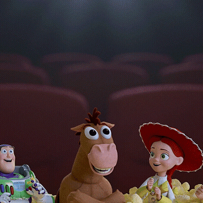 Buzz Lightyear Jessie And Bullseye Toy Story Posing GIF
