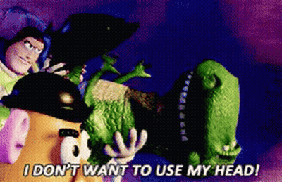 Buzz Lightyear Mr. Potato Head Rex Playing With Dinosaur GIF