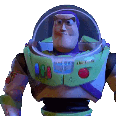 Buzz Lightyear Purple Head Sticker