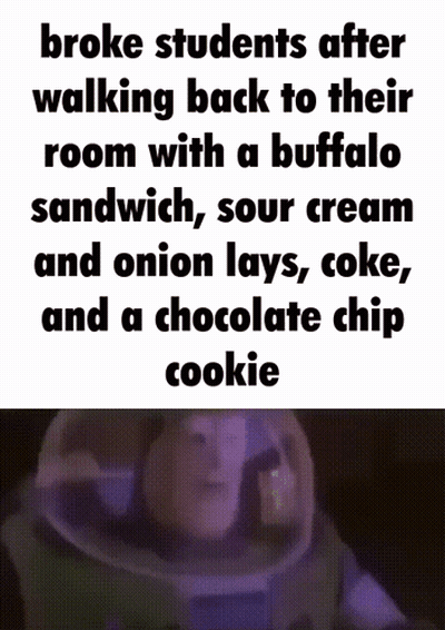 Buzz Lightyear Says Broke Students After Walking Back to Room