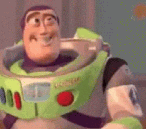 Buzz Lightyear Smiling In Helmet GIF