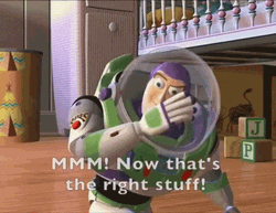 Buzz Lightyear That's The Right Stuff GIF