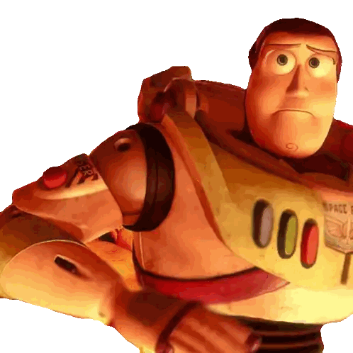 Buzz Lightyear With Number 000 Sticker
