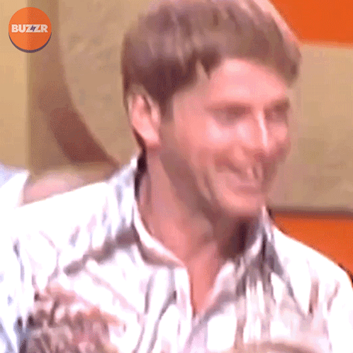 Buzzr Logo Above Mans Head GIF