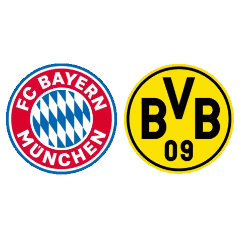 BVB 09 Circle In Yellow And Blue Sticker