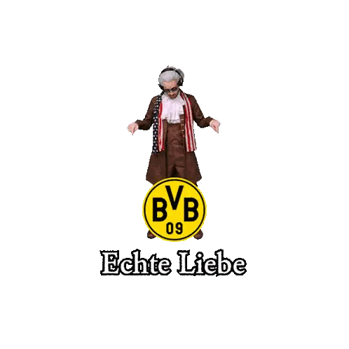 BVB 09 In Yellow And Black Circle Sticker