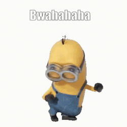 Bwahaha Funny Dance Minion GIF