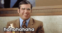 Bwahaha Laugh Steve Carell Anchorman Movie GIF