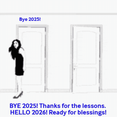Bye 2025 Thanks For The Lessons Poster GIF
