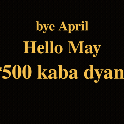 Bye April Hello May Sign GIF