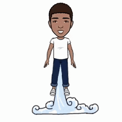 Bye Bye Bye Animated Guy Vanishing GIF