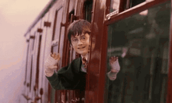 Bye Bye Bye Harry Potter Train Ride GIF