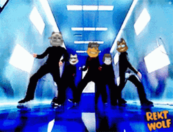 Bye Bye Bye NSYNC Rex Wolf Face Swap GIF