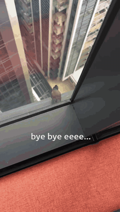 Bye Bye Eeee Is Written On The Bottom Of A Picture GIF