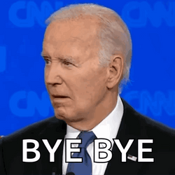 Bye Bye Joe Biden Confused Expression GIF