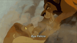 Bye Felicia Mufasa GIF