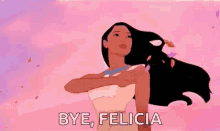 Bye Felicia Pocahontas Waving GIF