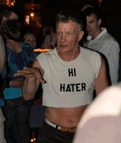 Bye Haters Hi Haters Crop Top GIF