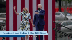 Bye Joe And Jill Biden Waving GIF