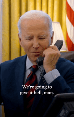 Bye Joe Biden Talking On Phone GIF
