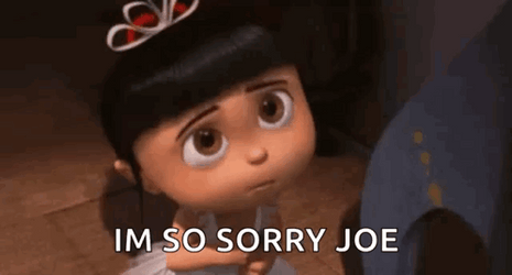 Bye Joe I'm Sorry Agnes Despicable Me GIF