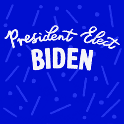 Bye President Elect Joe Biden Confetti GIF