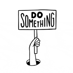 C'mon Do Something Now Hand In Hole GIF