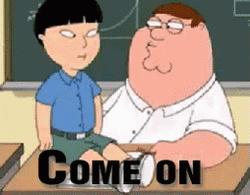 C'mon Do Something Peter Griffin Poking GIF