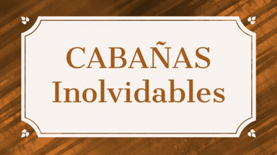 Cabanas Inolvidables Sign On Brown Background GIF