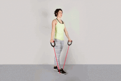 Cable Sideways Lateral Raises GIF