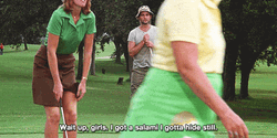 Caddy Shack Man Watching Women Leaving GIF