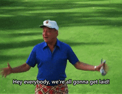 Caddy Shack Weird Man GIF