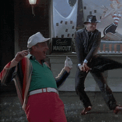 Caddy Shack Weird Men Dancing Together GIF