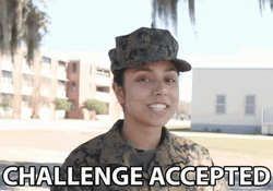Cadet Challenge Accepted GIF